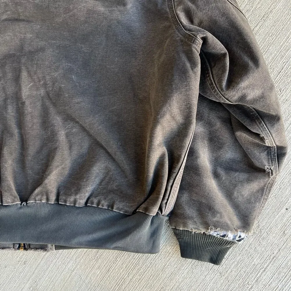 Carhartt J06 TMB brown hooded work wear jacket